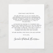 予算立案写真結婚の発表 (裏面)