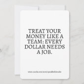 予算策定引用文グリーティングカードカスタム、富引用文 シーズンカード (正面)