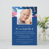 予算米国国旗退役軍人メモリアル招待状 (スタンド正面)