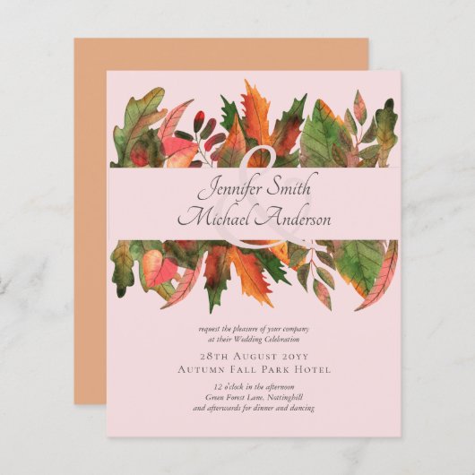 予算紅葉結婚ズ (正面/裏面)