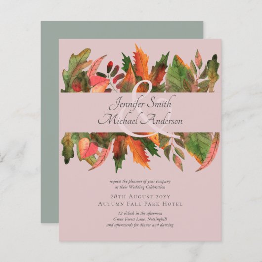 予算紅葉結婚ズ (正面/裏面)