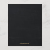 予算素晴らし全体80年代パーティの招待状 (裏面)