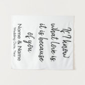 予算素朴に対する披露宴のバックドロップ タペストリー (正面(横))