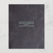 予算素朴のユ結婚ーカリプタス日付を保存 (裏面)