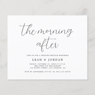 予算素朴を朝から結婚式招待状