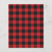 予算素朴ウィルダネス日付の保存招待状 チラシ (裏面)