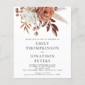 予算素朴テラコッタフローラQRコー結婚ド (正面)