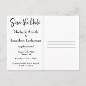 予算素朴バレルフローラ保存日付、国 案内ポストカード (裏面)