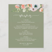 予算素朴フローラセージ結婚グリーン (正面)