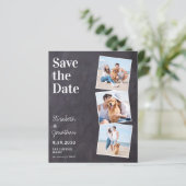 予算素朴写真QRコード結婚式の日付を保存 (スタンド正面)