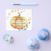 予算素朴感謝祭招待状はがき。Fl チラシ (シングル)