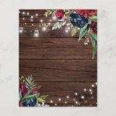 予算素朴木材フローラライト日付の保存 (裏面)