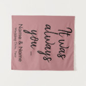 予算素朴結婚式の背景 タペストリー (正面(横))