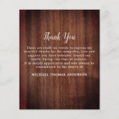 予算素朴葬儀3写真悔やみや弔慰ありがとう (裏面)