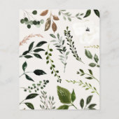 予算素朴農家秋の結婚式保存日 チラシ (裏面)