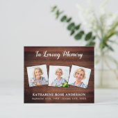 予算素朴3写真葬儀サンキュー悔やみや弔慰 (スタンド正面)