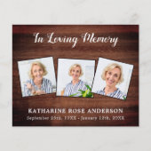 予算素朴3写真葬儀サンキュー悔やみや弔慰 (正面)