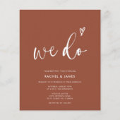 予算結婚のQrコード燃えオレンジ色テラコッタ (正面)