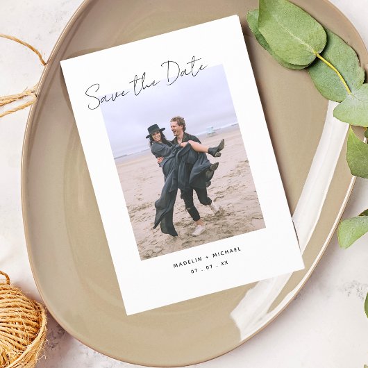 予算結婚式の日付を保存QRコードフォトカード セーブザデート