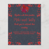 予算結婚式招待状と招待状オンライン (正面)