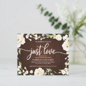 予算結婚式招待状なしファンシーフローラ (スタンド正面)