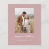 予算結婚式招待状ダスティバラシンプル チラシ (裏面)