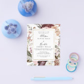 予算結婚式招待状チラシ チラシ (シングル)