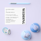 予算結婚式招待状チラシ チラシ (シングル)