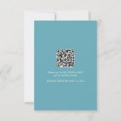 予算結婚式招待状ユニークフローラ 招待状 (裏面)