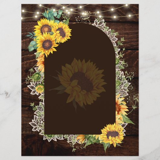 予算結婚式招待状素朴テンプレート チラシ (正面)