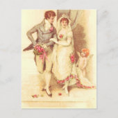 予算結婚式招待状 インビテーションポストカード (正面)