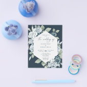 予算結婚式招待状 |フライヤー チラシ (シングル)