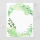 予算結婚式招待状。招待状 (裏面)