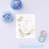 予算結婚式招待状 | Bella Flyer チラシ (シングル)