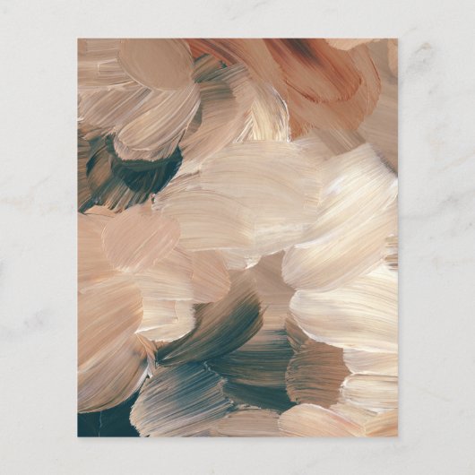 予算絵を描抽象芸術terracotta日付の保存 チラシ (裏面)