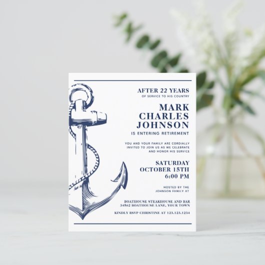 予算航海のいかり海軍の退職 (スタンド正面)