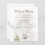 予算花模様男女兼用ベビーの開花シャワー (正面/裏面)