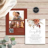 予算花模様3結婚写真の夕べパーティー