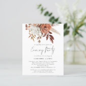 予算花模様QRコード結婚の夕べパーティー (スタンド正面)