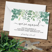 予算葉引っ越しました発表カード ノートカード