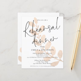 予算葉結婚のリハ招待状