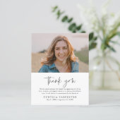 予算葬儀記念写真サンキューカード (スタンド正面)