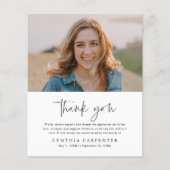 予算葬儀記念写真サンキューカード (正面)