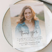 予算葬儀記念写真サンキューカード