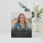 予算葬儀記念写真サンキューカード (スタンド正面)