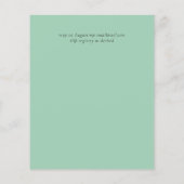 予算計算金ゴールド婚約パーティ モダン (裏面)