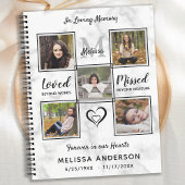 予算記念写真コラージュ悔やみや弔慰葬儀 ノートブック