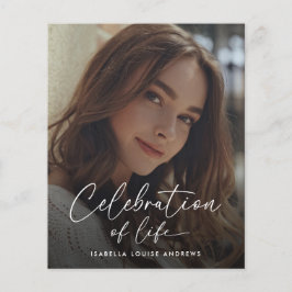 予算記念写真モダンお祝いオブ・ライフ チラシ