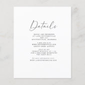 予算詳細カード チラシ (正面)