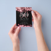 予算誕生日エレガントバラ金ゴールドグラムライト チラシ (手)